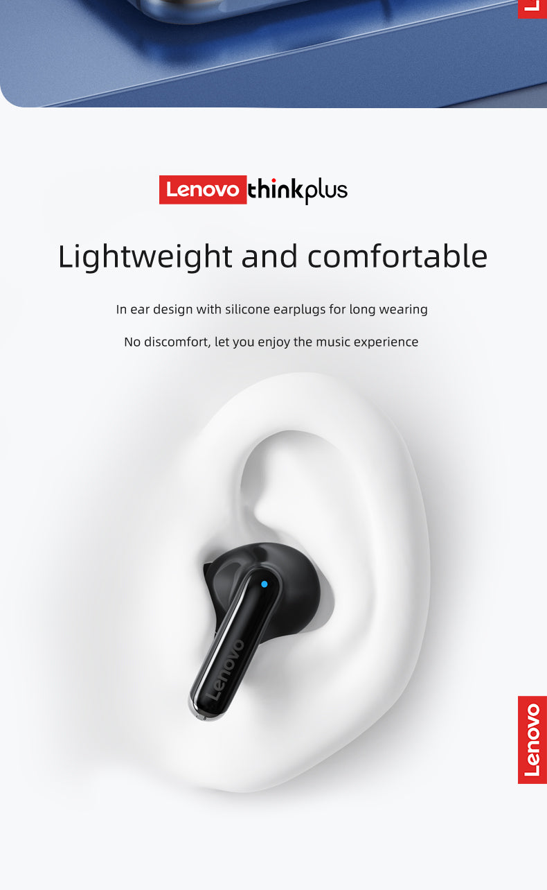 Écouteurs Lenovo XT88 | Bluetooth 5.3, Son HiFi, Microphone & Contrôle Tactile
