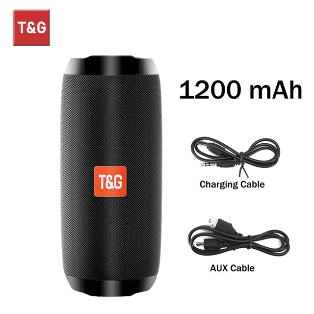 Haut-parleur Bluetooth T & G TG117, boîte de son TWS Portable