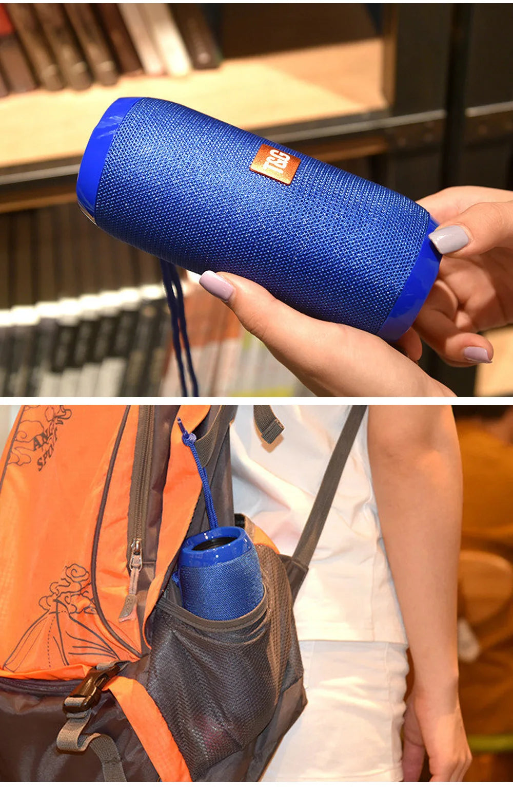 Haut-parleur Bluetooth T & G TG117, boîte de son TWS Portable