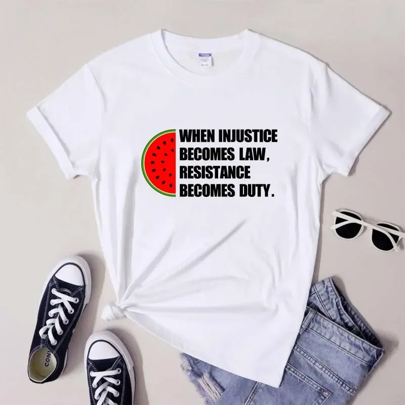 T-Shirt pastèque engagé
