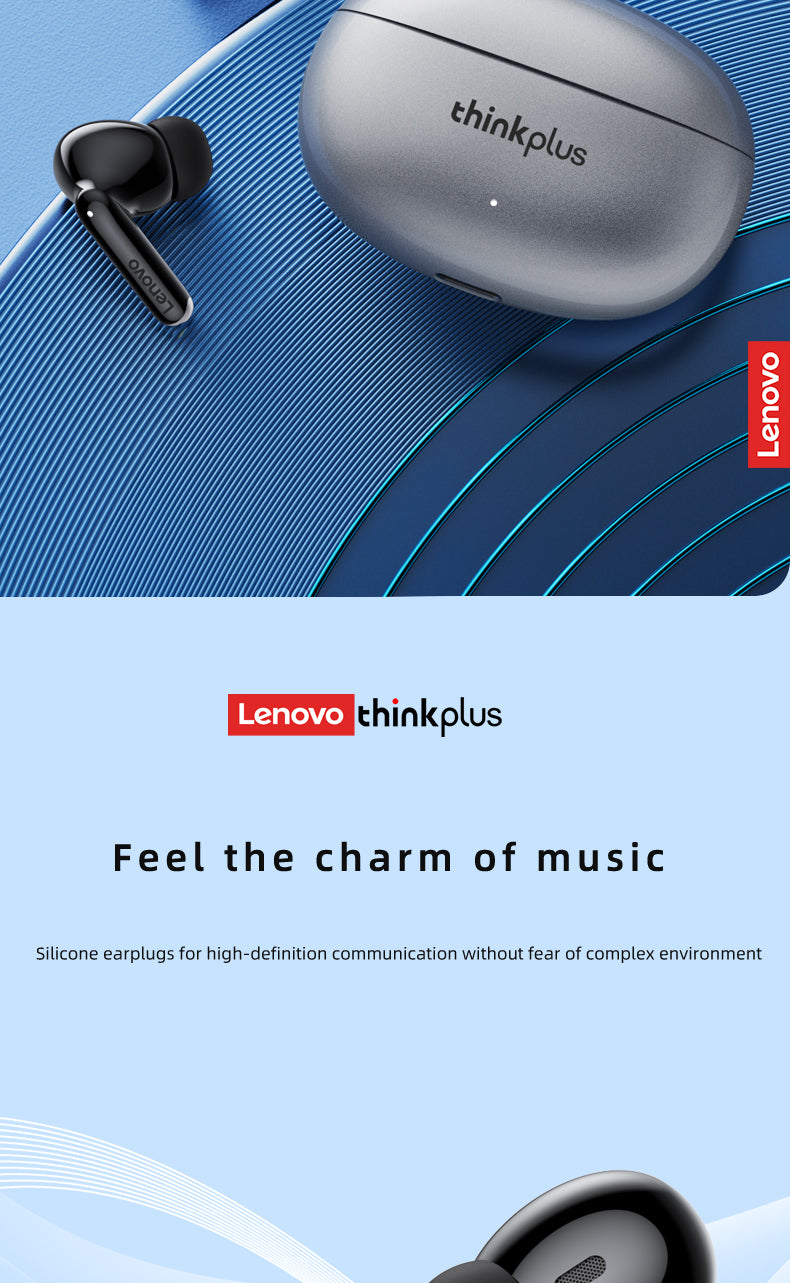 Écouteurs Lenovo XT88 | Bluetooth 5.3, Son HiFi, Microphone & Contrôle Tactile