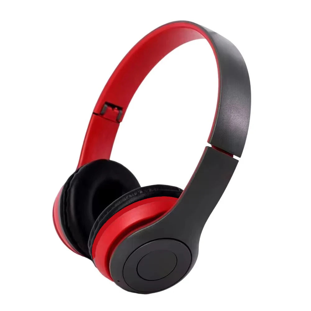 Casque Bluetooth P47 – Pliable, Stéréo HiFi, Basses puissantes