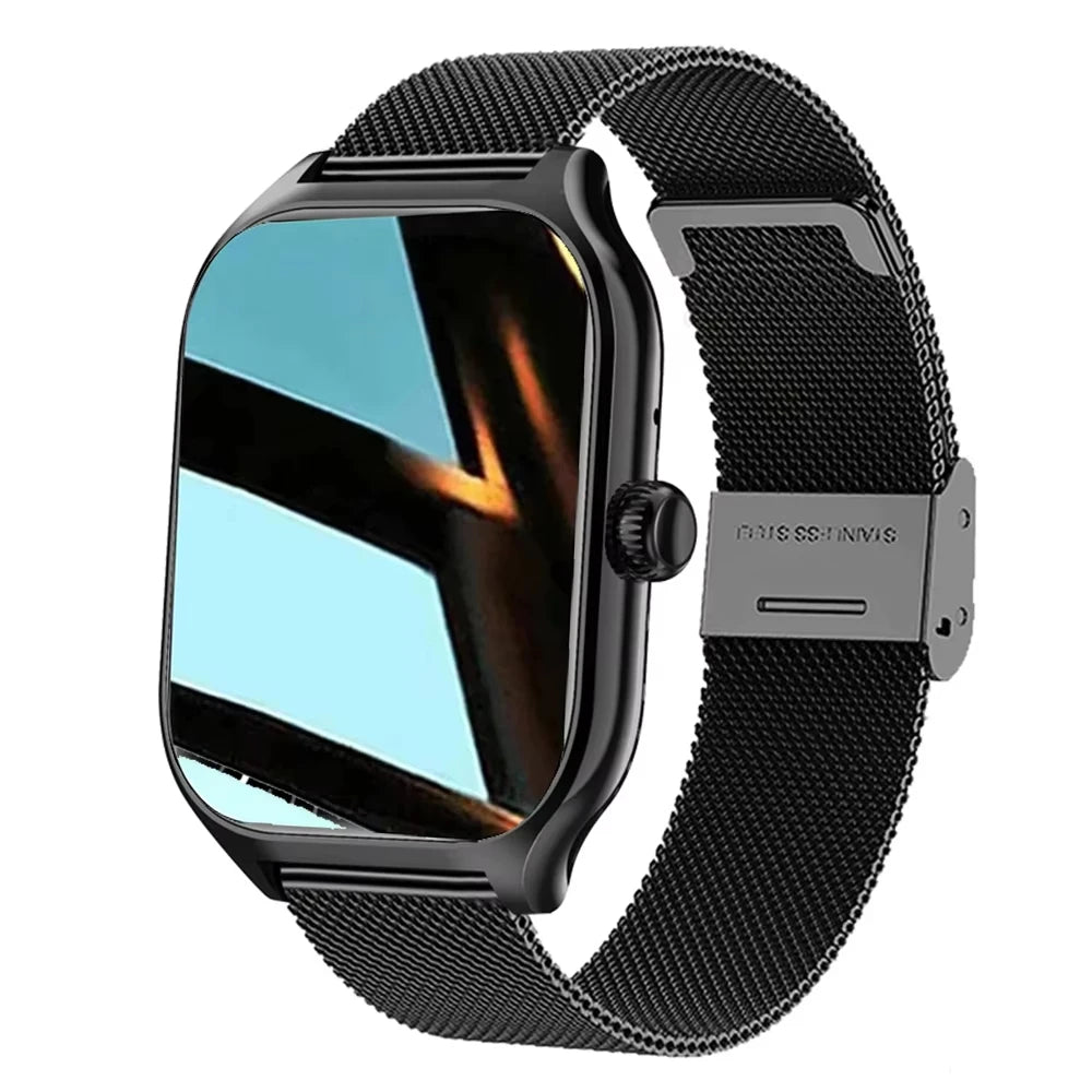 Montre Connectée 2.01'' HD, Appels Bluetooth - KESHUYOU H9 Pro Max