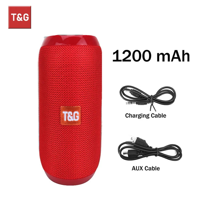 Haut-parleur Bluetooth T & G TG117, boîte de son TWS Portable