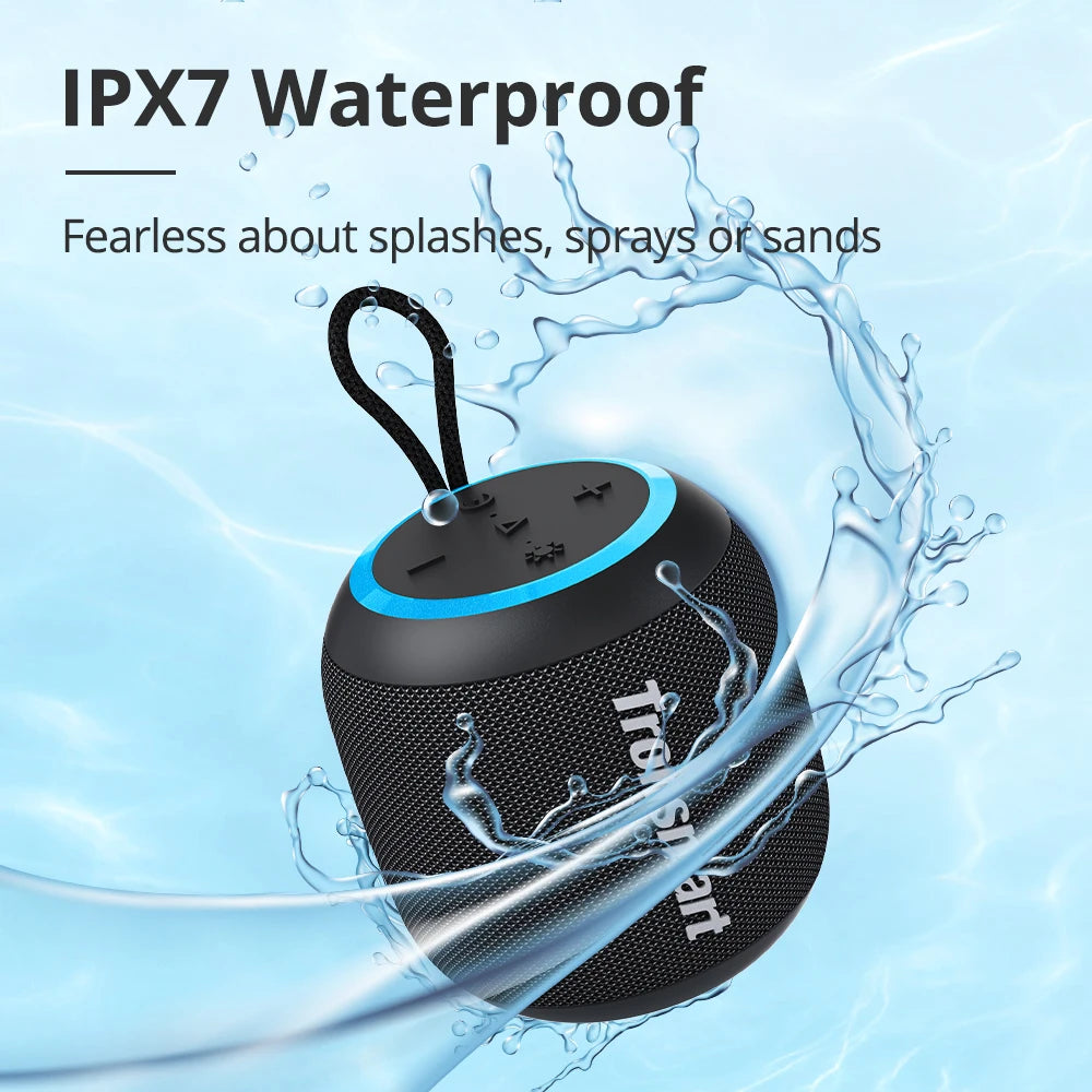 Mini Enceinte Bluetooth Portable, Étanche IPX7 & LED - Tronsmart T7 –