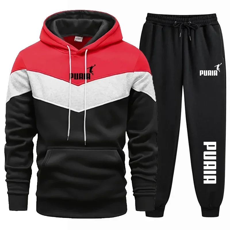 Ensemble Sweat à Capuche + Pantalon – Printemps & Automne Décontracté