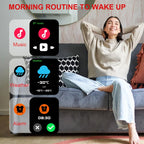 Montre Connectée 2.01'' HD, Appels Bluetooth - KESHUYOU H9 Pro Max