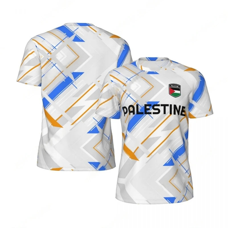 T-shirt Palestine – Drapeau National 3D | Mode Été Unisexe Sport & Streetwear