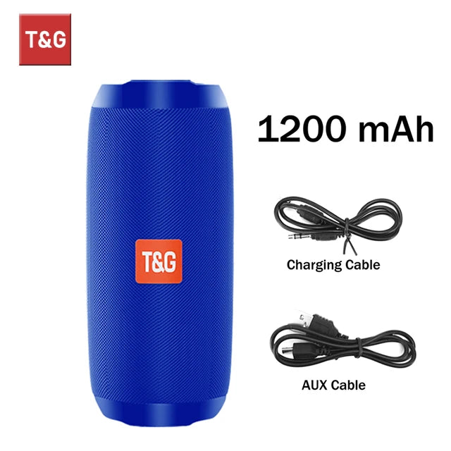 Haut-parleur Bluetooth T & G TG117, boîte de son TWS Portable