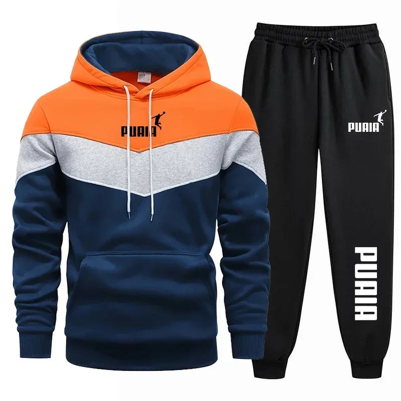 Ensemble Sweat à Capuche + Pantalon – Printemps & Automne Décontracté