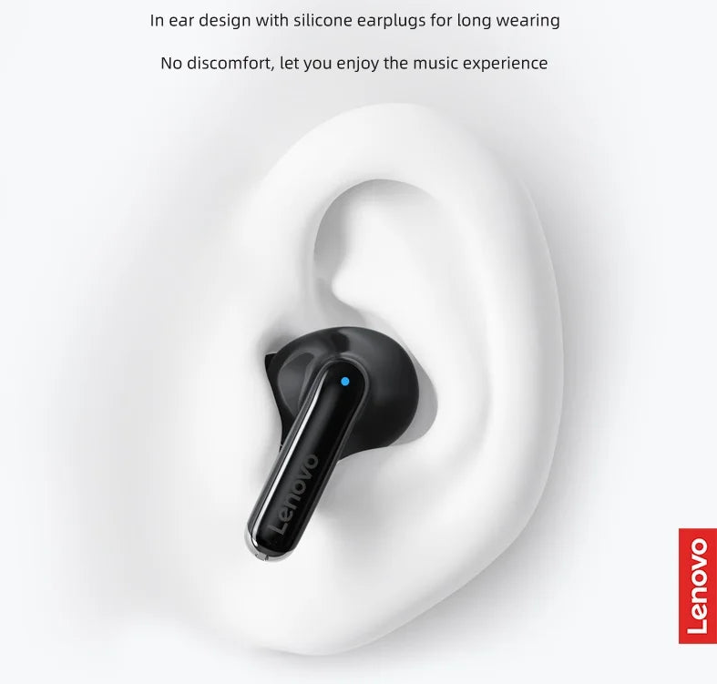 Écouteurs Lenovo XT88 | Bluetooth 5.3, Son HiFi, Microphone & Contrôle Tactile