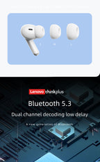 Écouteurs Lenovo XT88 | Bluetooth 5.3, Son HiFi, Microphone & Contrôle Tactile