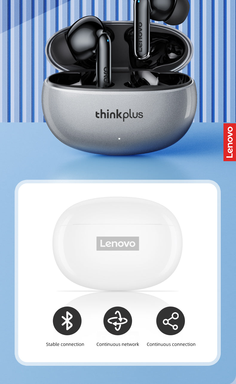 Écouteurs Lenovo XT88 | Bluetooth 5.3, Son HiFi, Microphone & Contrôle Tactile