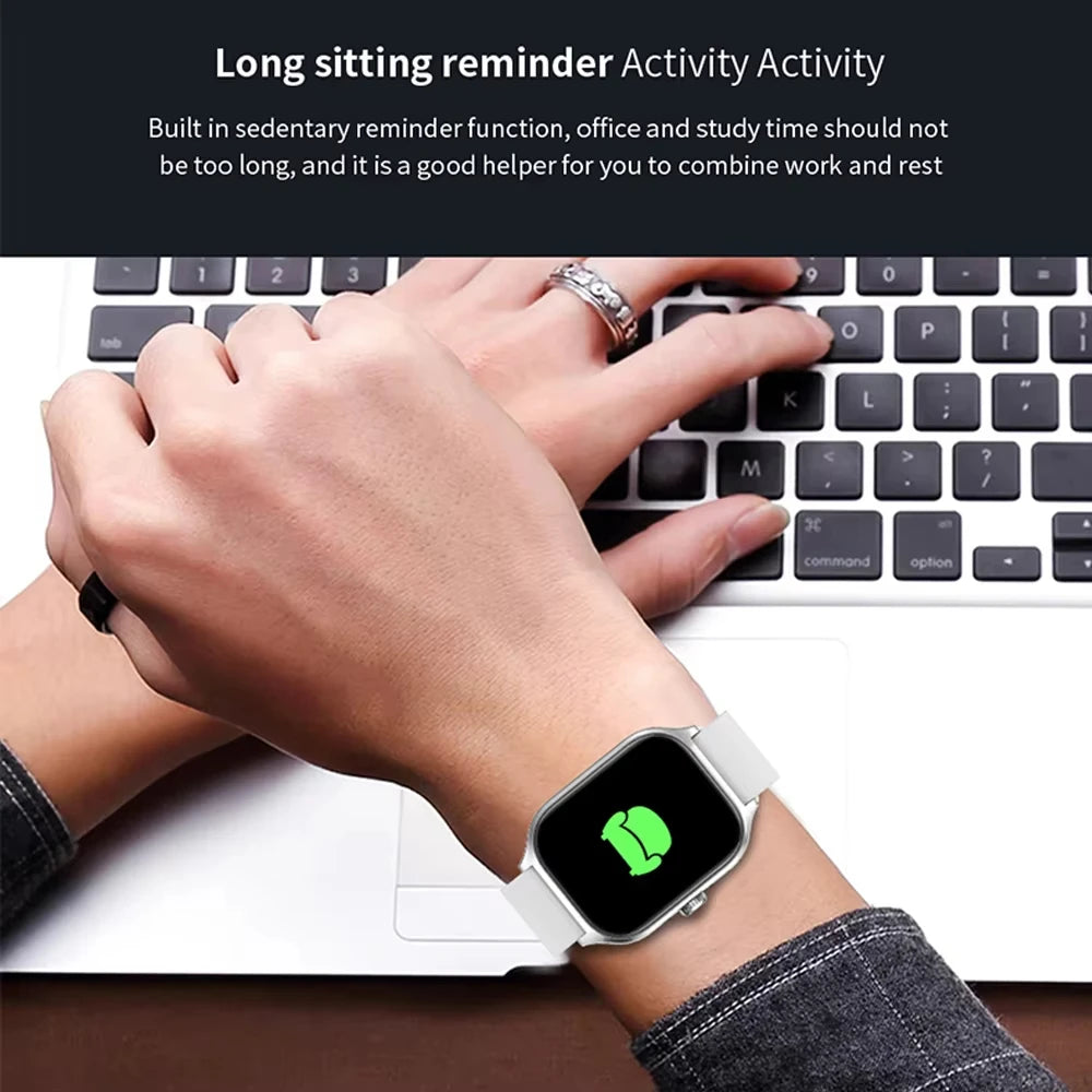 Montre Connectée 2.01'' HD, Appels Bluetooth - KESHUYOU H9 Pro Max