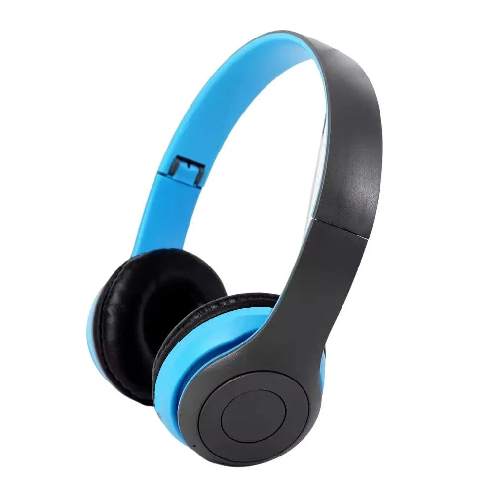 Casque Bluetooth P47 – Pliable, Stéréo HiFi, Basses puissantes