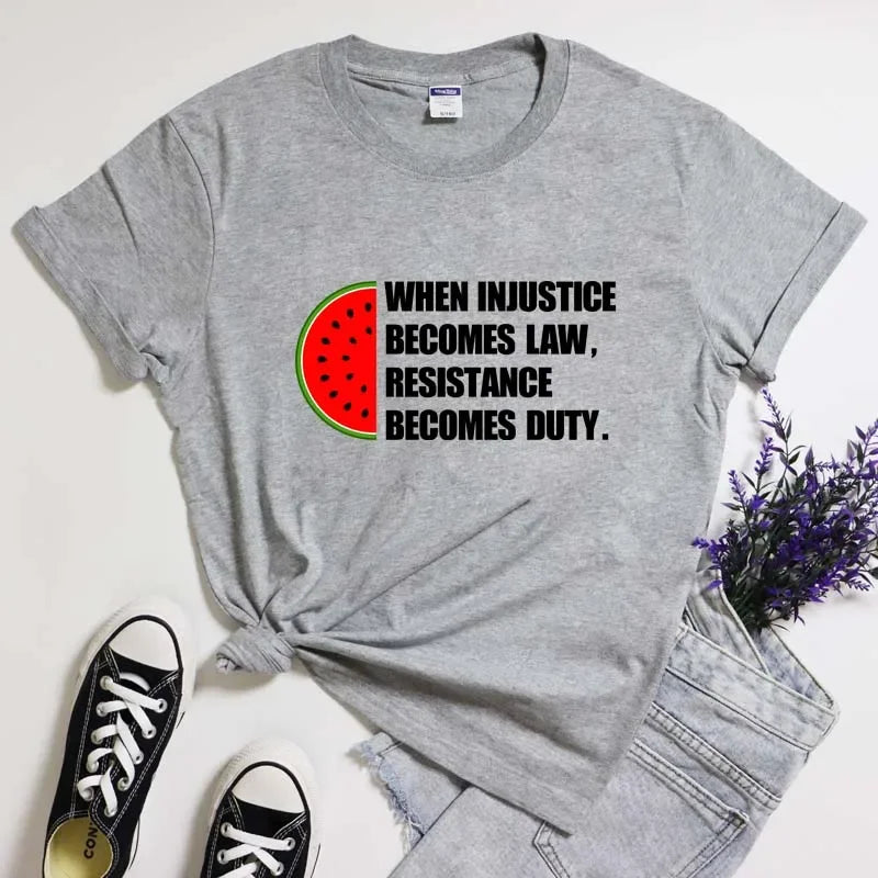 T-Shirt pastèque engagé