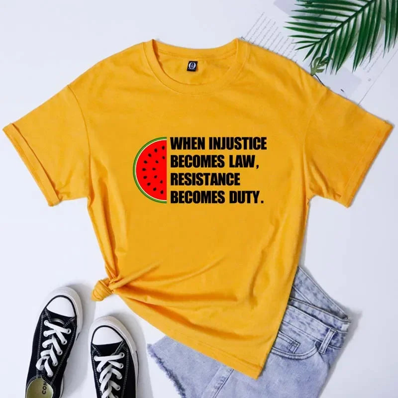 T-Shirt pastèque engagé