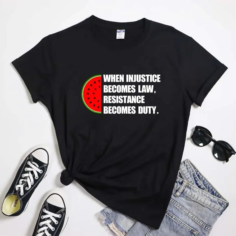 T-Shirt pastèque engagé